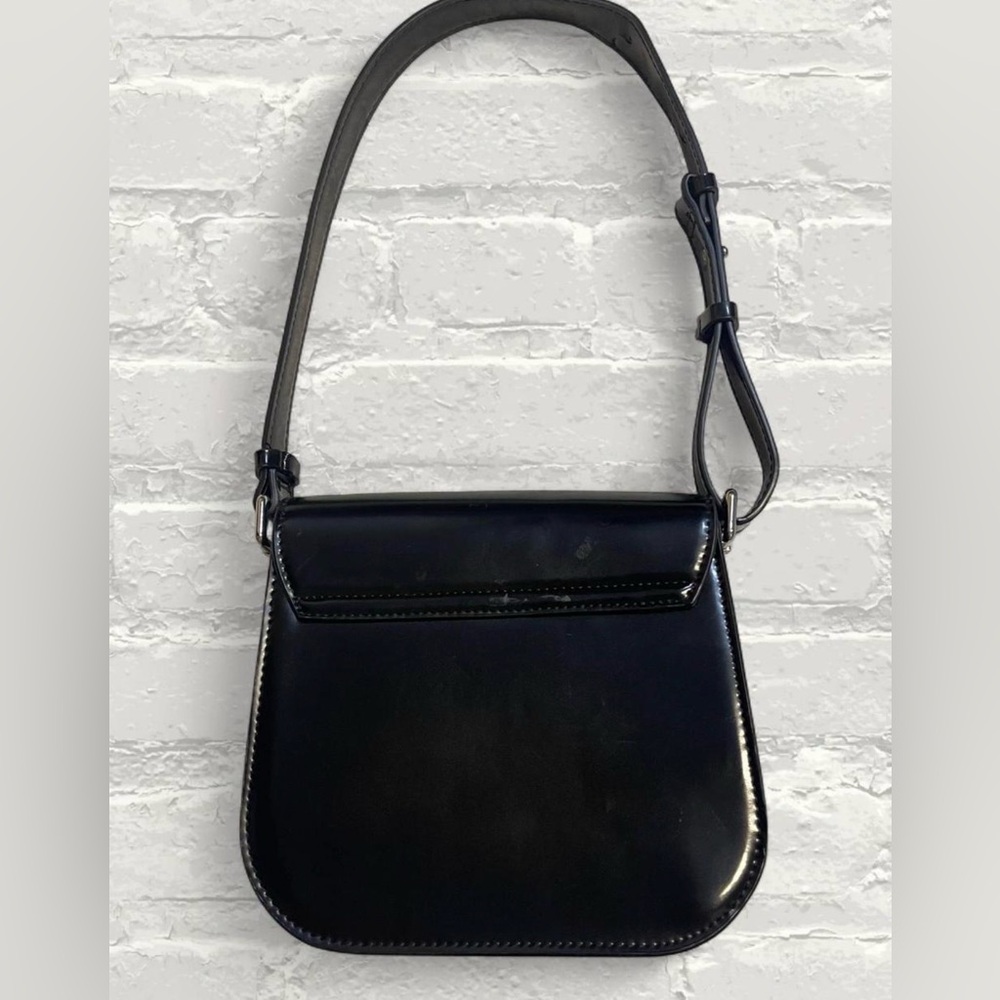 Zara Black Faux Leather purse - Picture 4 of 6